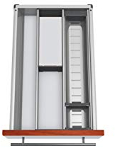 Blum Orga-Line Besteckeinsatz Facheinteilungs-Set KB 350-449mm, NL 550mm, grau