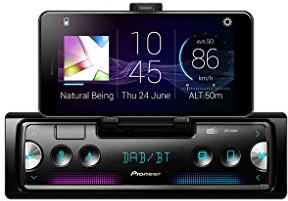 Pioneer SPH-20DAB Next generation 1-DIN receiver with DAB/DAB+ Digital Radio, Bluetooth, USB and Spotify. Connects to iPhone & Android devices.