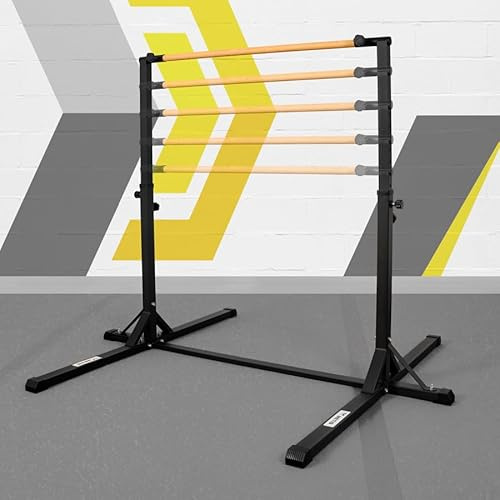 METIS Barre de Gymnastique Horizontale – 13x Hauteurs Réglables
