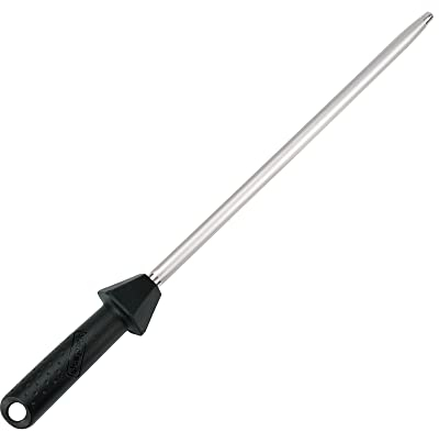 sharpeak Total 45 cm/Rod Length 30 cm Monocrystalline Diamond Sharpening Steel Rod with Built-in Angle Guide, Honer for Kitchen Knives, Knife Sharpener, (110R)