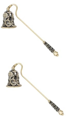 Garneck 2stücke Candle Snuffer Für Aromatherapie Metallisches Löschwerkzeug Mit Langem Griff Für Duftkerzen Teelichter Und Dekorative Raumgestaltung