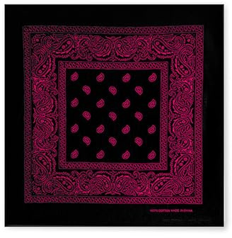 JOPHY & CO. Bandanas aus 100% Baumwolle für Damen Herren Kinder Unisex mit Paisley Muster Kopftuch Kopfbedeckung Schal für Haar/Hals/Handgelenk/Kopf COD.644
