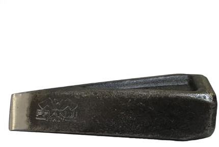 PRANDI - Professional Twisted Splitting Wedge - 4.41 lb Hardened Carbon Steel C43/45 - Wood Log Splitter Tool - Made in Italy