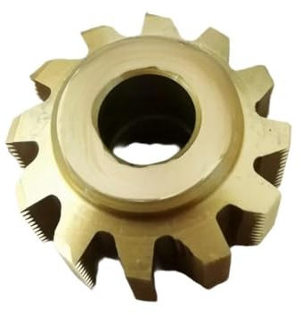 PA20 Degree Module Gear Hob Cutter, Milling Machine High Speed Steel Disk-Shaped for Milling Machine 1pc(Yellow,8MM*M0.8)