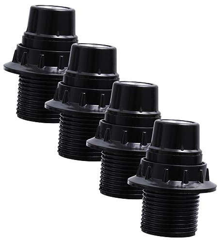 Cabilock 4piezas Portalámparas Base Repuesto Lámpara Techo Diseño Elegante Plástico Resistente