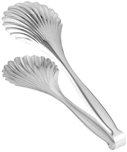 KICHOUSE Essenszange Backen Braten Grillzange Fleisch Greifer Schwer Hülse Flügel Zange Zum Kochen Klein Groß Rostfrei Steak Party Klemmbausteine Silver 201 Edelstahl