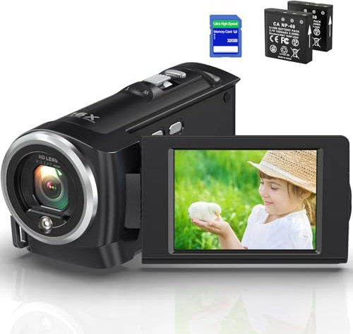 Delmodes 2.7K 16X Digital Zoom Camera