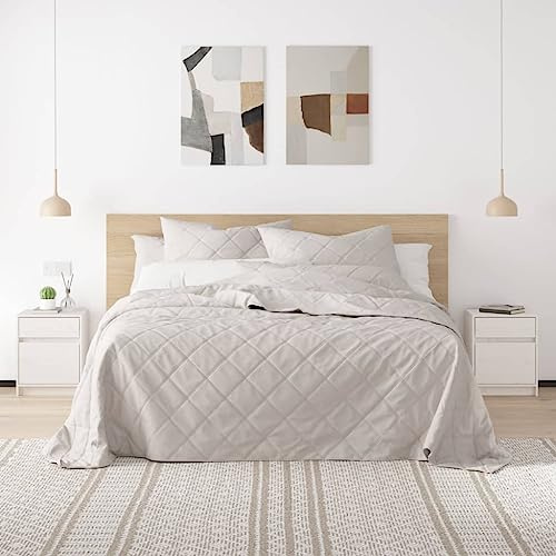 WSJHUHK Hembord, nattduksbord, sängskåp vit 40 x 31 x 50 cm massiv furu