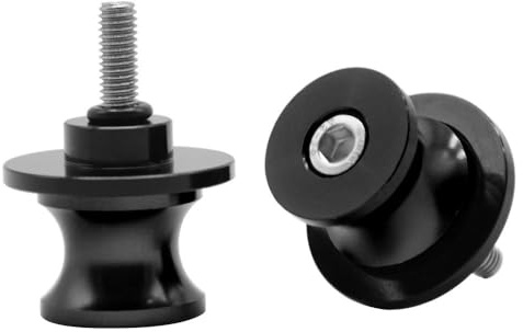 NIRTUIPLM Eje Basculante Moto Deslizadores De Brazo Oscilante De 6 Mm para Y&ama&ha MT09 MT-09 MT-07 R1 R3 R6 R25 R6S R10, Bobinas De Soporte De Paddock, para Basculante(2)