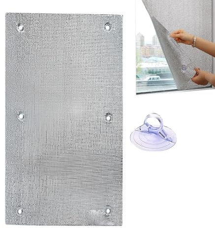 Film pour Fenêtre Bloquer La Chaleur | Isolation Thermique Efficace Contre La Chaleur Estivale,Pare-Soleil Accessoire Barrière Thermique Protection Solaire pour Voiture Maison Combles Hiver Été Toit