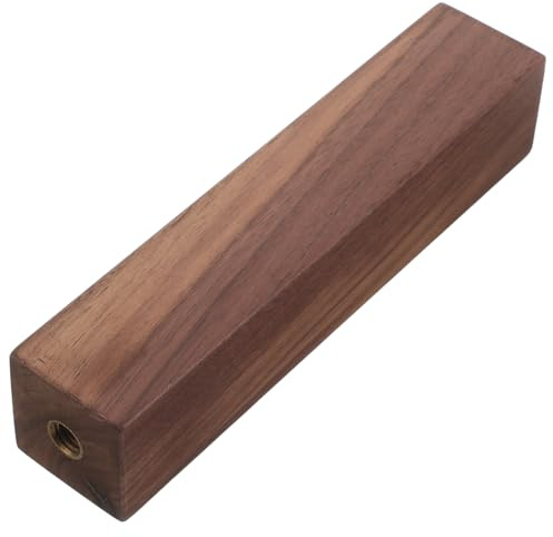 Angoily Manija de Madera para Grifo de Cerveza: Manija para Barril, Grifo para dispensador de Cerveza, pomo de Nogal, Rosca 3/8-16 UNC - Pieza de para dispensador de, Ideal para Bares,