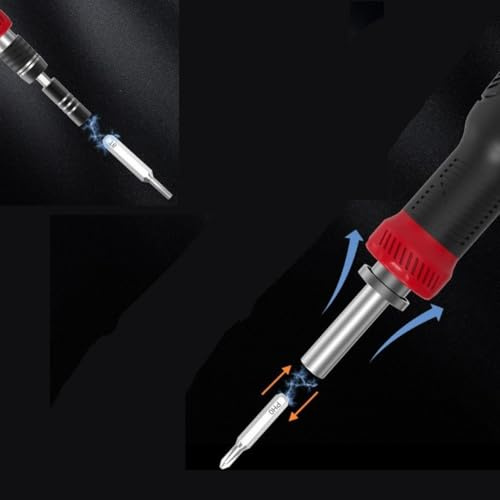 Tournevis à cliquet pour embouts Torx avec coffret de rangement magnétique 47 pièces en acier au chrome vanadium pour la maison et le jardin (bleu)