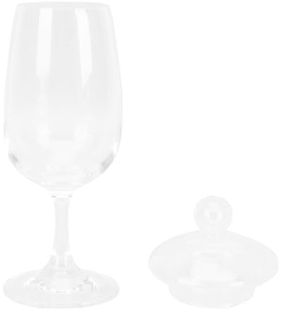 MOTHNUR Whisky Tasting Glass Tulip Crystal Snifter with Lid Versatile Run Glass for Brandy Cocktail and Vodka Suitable for Bar and Party Use