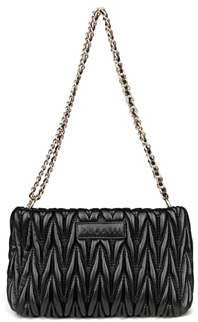 bugatti Mare 4.0 Damen-Handtasche aus Kunstleder, Schultertasche mit Kette, elegante Clutch in verschiedenen Größen und Farben
