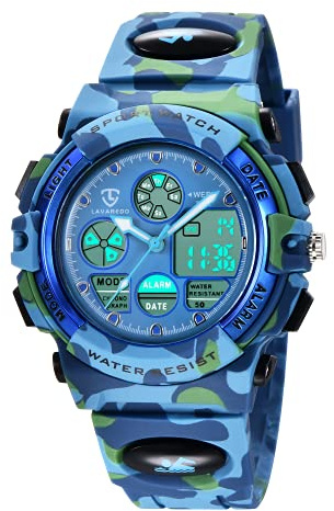 aswan watch Orologi, Orologi per bambini, Adolescenti Sport all'aria aperta Orologi digitali Orologi digitali multifunzione impermeabili con luci a LED e orologi da polso per bambini