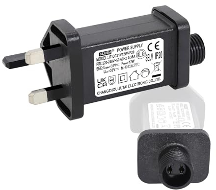 CubePlug 31V 12W String Light Indoor-Outdoor Power Adapter for CZJUTAI JT-DC31V12W /9W /7.2W /6W /4.5W /3.6W -IP20 [U5T2]