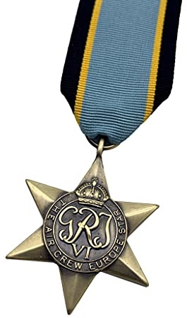 Hornbeam Militaria Replica Air Crew Europe Star Campaign Medal, WW2, Copy