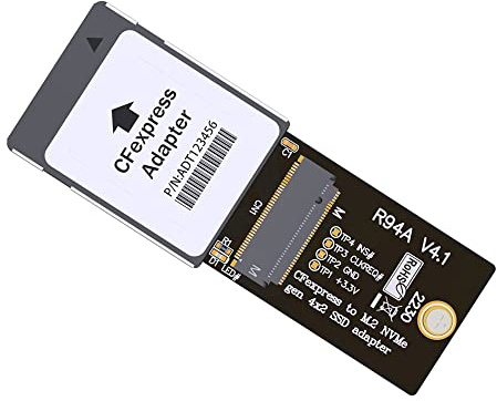 NFHK Typ-B CF-Express auf NVMe 2230 M.2 M-Key CH SN530 SSD Adapter CFE für Xbox Series X&S PCIe4.0 Erweiterungsspeicherkarte