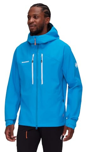 Mammut Taiss Hs Hooded herr Hardshell jacka, Glaciärblå, L