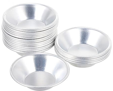 HEMOTON 20stücke Teiliges Eierkuchen Und Puddingförmchen Antihaft-tarteformen Für Kuchen Und Desserts Für Küche Restaurant Und Feiern