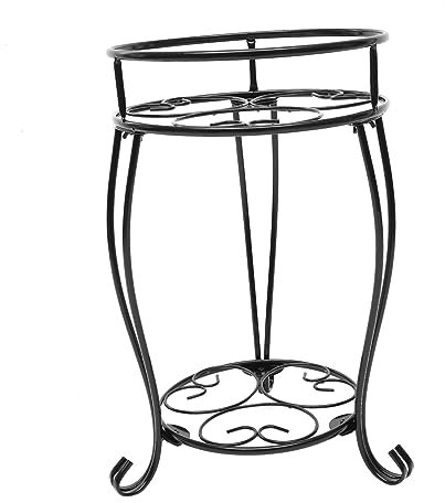 INOOMP Supporto per Piante in Metallo Portavasi da Interno Piccolo Robusto e Stabile per Balcone Soggiorno Cucina Decorazione Casa Facile da Spostare