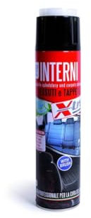 Pulitore Tessuti Interni 650 ml - Smacchiatore e Igienizzante per Sedili Auto e Moquette per Veicoli Commerciali - Elimina Odori e Rispetta i Colori,