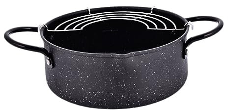 Garneck Marmite Poêle Friteuse Avec Filtre Fer Chaleur Efficace Cuisinière À Plaque À Induction Cuisinière Électrique Idéale Pour Les Fêtes