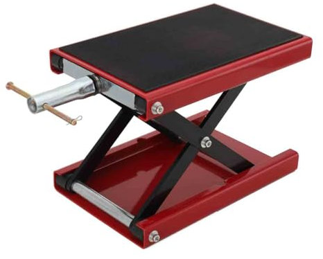 ATEdata Motorradheber Höhenverstellbarer 500kg Motorradhebebühne Montagebock, 93–261 mm Motorradhebebühne Montagebock Motorrad, Motoständer Garage & Außenbereichen