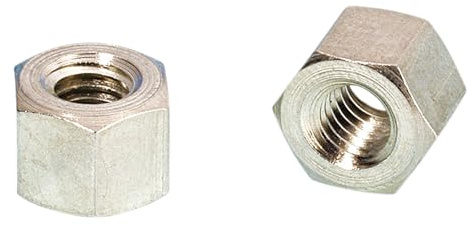 Adam Hall 5666 - Sechskantmutter Blister, 20 Stk., M6 - Schrauben