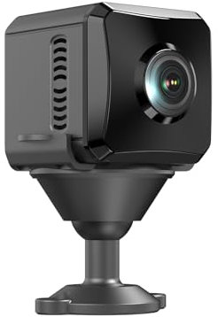 HYCENCY Mini Kamera WLAN 1080P HD Überwachungskamera Innen WiFi Kleine Sicherheitskamera mit Live Übertragung aufs Handy, Nachtsicht, Weitwinkel, Cloud Speicher