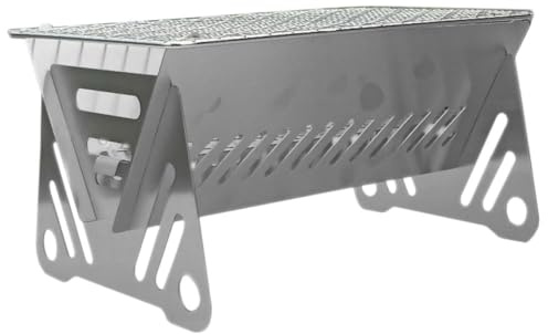 Milisten Mobiles Campinggrill Zusammenklappbarer Reisegrill Tragbarer Grill Campinggrill Tragbar Camping-grillofen Outdoor-grillofen Grillofen Outdoor-grillrost Outdoor-BBQ-Rack