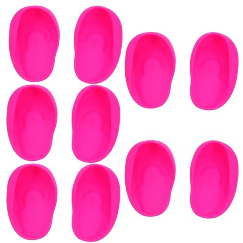 HAMPPLIES 10 Pezzi Copriorecchie Unisex Per Tinture Per Capelli Copriorecchie Protezioni Per Le Orecchie Cuffie Per La Doccia Cuffie Per Asciugacapelli Per Tinture