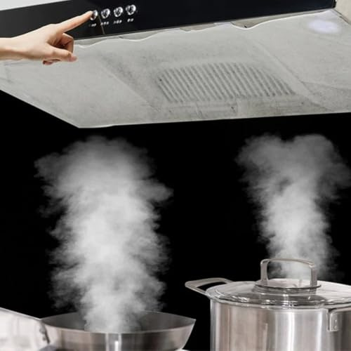 510 Meter Nonwoven Filter Paper Roll for Kitchen Range Hood Use Oilproof Fabric Filter Designed for Compatibility with Multiple Range Hood Styles (10m X 46cm)