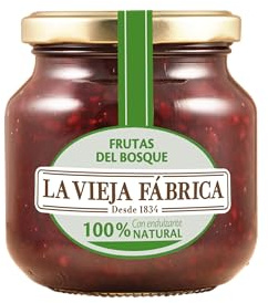 La Vieja Fábrica | Mermelada de Frutas del Bosque con endulzante 100% NATURAL | 280g