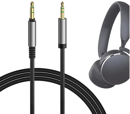 GEEKRIA Audio Cable Compatible with AKG Y600NC Y500, Y50, N60NC/700NC/700NC M2, N60, Y50BT, Y45BT, N90Q Headphones, 2.5mm to 3.5mm Replacement Stereo Cord (4 ft/1.2 m)