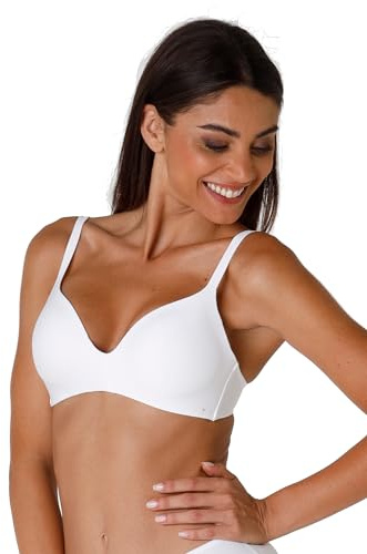 Lovable Reggiseno Senza Ferretto in Microfibra | Coppe Leggermente Imbottite Senza Cuciture | Invisibilità | 09WQ Invisible Lift Supreme Donna