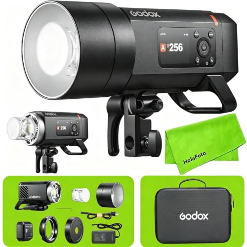 GODOX AD400 Pro II AD400Pro II AD400ProII 400Ws TTL Outdoor Flash Strobe | GN72 2.4G TTL 1/8000 HSS,0.01~1s Recycle Time,30W Bi-Color LED Modeling Lamp for Canon Sony Nikon Fuji Olympus Panasonic Etc