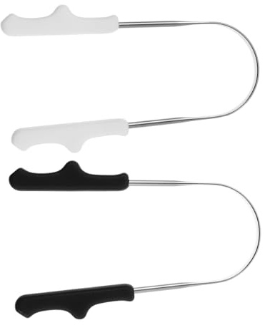 Gatuida 6pezzi Nettalingua Inossidabile Strumento U-shape Per La Pulizia Orale Per Adulti e Leggero e Portatile Per Viaggi