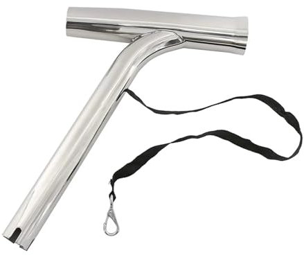 316 Edelstahl-Ausleger, stilvoller Rutenhalter, Marinequalität, Angelrutenhalter, Ausleger-Montagestange, hochglanzpoliert for Boot