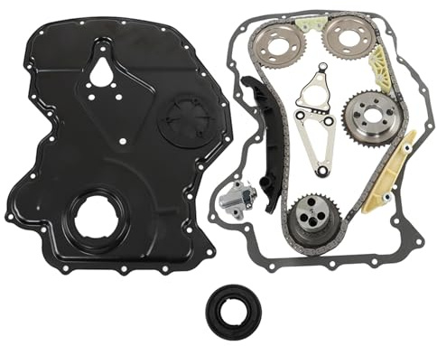 Apriciter Kit de chaîne de distribution de rechange pour Transit 2.2 RWD à partir de 2011 MK7 MK8 avec joint de couvercle avant et joint de vilebrequin