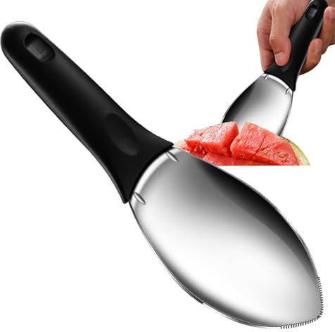 Herramienta de corte de cortadora de mango, herramienta de cortadora de sandía | Herramienta de mango ergonómica y práctica: desenhuesadores de frutas y verduras eficaces, diseño antioxidante para