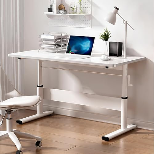 PC Tisch Höhenverstellbar, Stehpult Aufsatz Schreibtisch, 40-Zoll-pc Schreibtisch, Home-Office-Schreibtisch, Computer-Arbeitsplatz for Schlafzimmer, Schlafsaal, Schnelle Montage