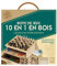 MISTER GADGET, MG3477, Coffret 10 Jeux de Société en Bois, Échecs, Dame, Petits Chevaux, Jeu de l’Oie, Échelle et Serpent, Solitaire, Backgammon, Dame Chinoise, Poker, Dés, Awalé
