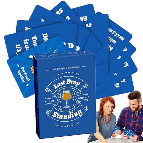 Generisch Kartenspiel „Drunk Lovers“, Kartenspiel „Drunk Lovers Couples“ | Trinkkartenspiel für Paare - 50X Bachelorette Party-Spiel, Konversationskartenspiel für den Spieleabend