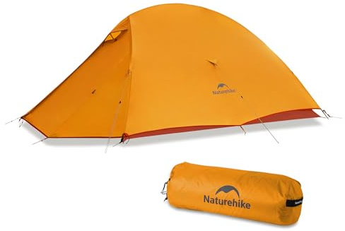 Naturehike Cloud Up Pro 2 Person Tenda da Campeggio Leggera, Facile da Montare Antivento e Impermeabile Tenda a Cupola per Viaggi all'Aperto Trekking