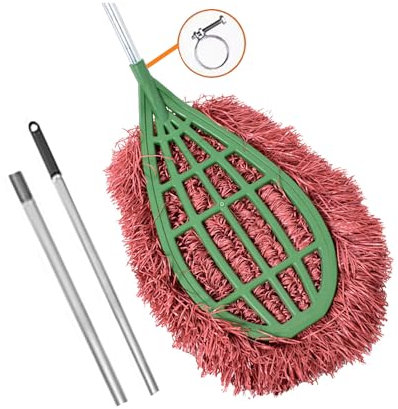 Heavy Duty Broom, Outdoor Broom, Suitable for Home Garage, Pavement, Patio, Lawn, Concrete, Roof, Stairs（78.7 inch）