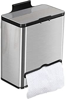 Bidoni della Spazzatura Bidoni della Spazzatura, Bidone della Spazzatura da Appendere alla Cucina, Bidone della Spazzatura in Acciaio Inox + plastica con cassetti per armadietto Camera da Le