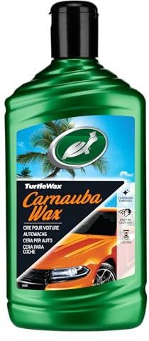 Turtle Wax Cire liquide à la Carnauba pour voiture 500 ml – Nettoie en profondeur, polit et protège