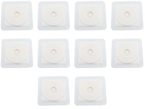 lvifloae Anillos de Barrera de ostomía 10pcs Anillos de ostomía moldeable estoma Circular Fugas hidrocoloide hidrocoloide Sello Protector de Piel para Bolsas de ileostomía de
