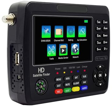 Misuratore di segnale digitale DVB-S/S2/S2X for TV satellitare con display LCD da 4,3 pollici for la regolazione dell'antenna parabolica satellitare Per l'installazione dell'antenna